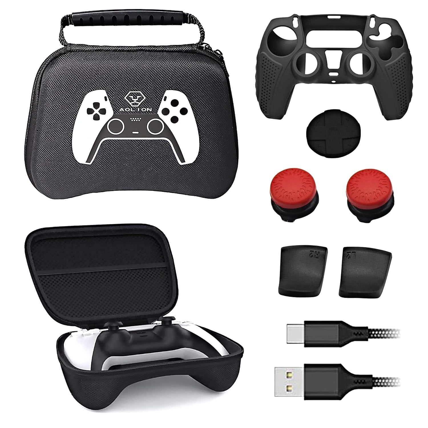 Ps5 Accessory, Ps5 Controller Case, Ps5 Carrying Case, Ps5 Controller Grip, Ps5 Controller Skin, Ps5 Bag Travel Carry Case, Ps5 Controller Mod, Ps5 Controller Thumb Grip, Aim Controller Ps5