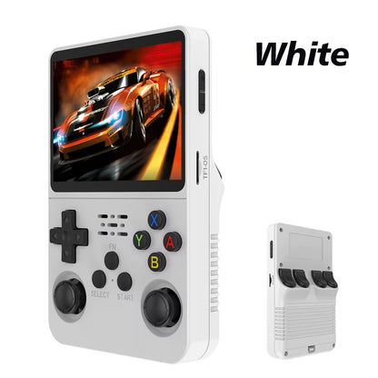 R36S Retro Video Handheld Game Console Linux System 3.5 in IPS Screen 3000Mah Battery 64G/128G TF Card Preinstalled Games