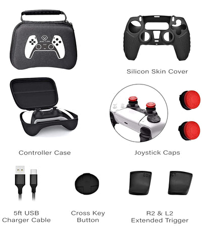 Ps5 Accessory, Ps5 Controller Case, Ps5 Carrying Case, Ps5 Controller Grip, Ps5 Controller Skin, Ps5 Bag Travel Carry Case, Ps5 Controller Mod, Ps5 Controller Thumb Grip, Aim Controller Ps5