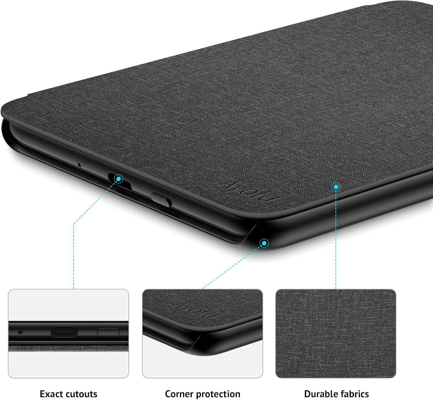 Case for 6" All-New Kindle 11Th Generation 2024/2022 Release (Model No. RS23CV/C2V2L3), Slim Cover with Auto Sleep/Wake, Only for 6 Inch Basic Kindle 2024/2022, Grey