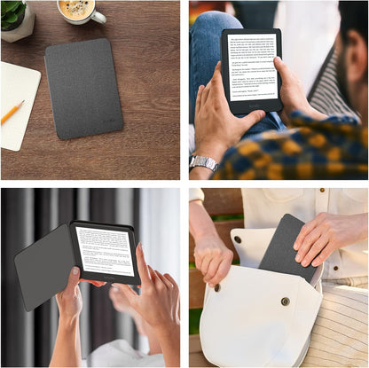 Case for 6" All-New Kindle 11Th Generation 2024/2022 Release (Model No. RS23CV/C2V2L3), Slim Cover with Auto Sleep/Wake, Only for 6 Inch Basic Kindle 2024/2022, Grey